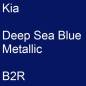 Preview: Kia, Deep Sea Blue Metallic, B2R.